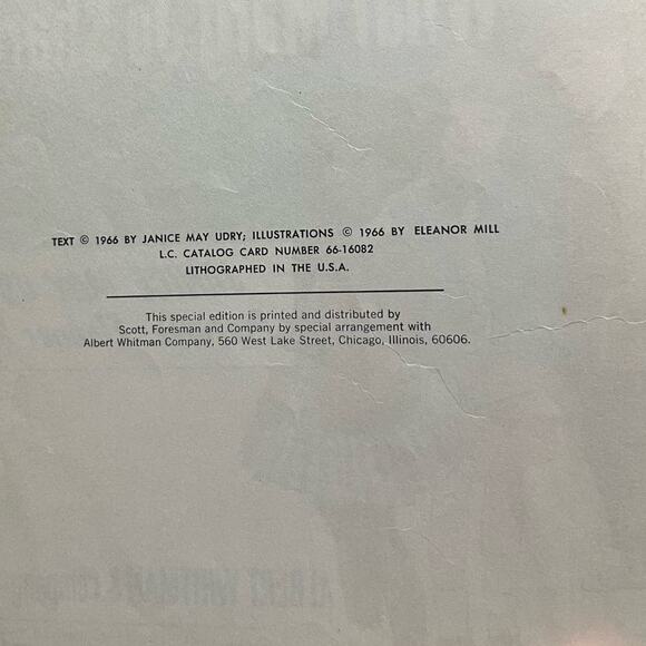 1966 What Mary Jo Shared Children's Illustrated Hardcover book Janice May Udry - Picture 3 of 6